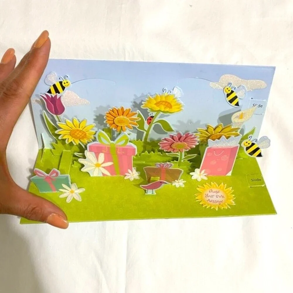 Panoramics Happy Birthday or Mother's Day Greeting Cards (set of 2)